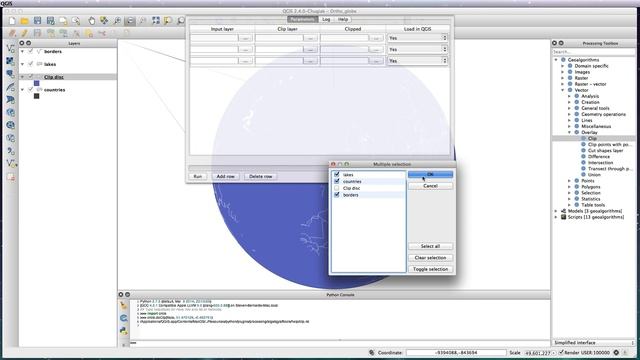QGIS lesson 19 – Creating a globe projection смотреть онлайн