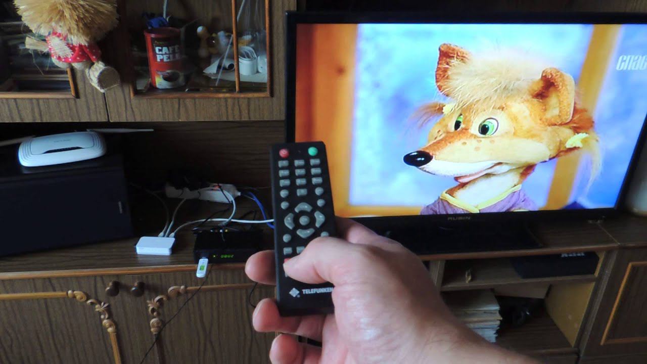 Тест приставки DVBT2 Telefunken TF-DVBT202 смотреть онлайн