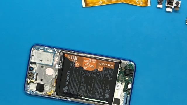 Honor 10i ремонт полный разбор, снять дисплей, аккумулятор.