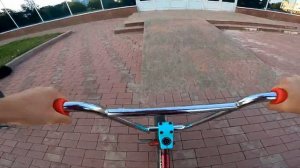GoPro БМХ стрит/ Травма на бмх/ Травмировал пальцы во время трюкк на bmx/ Покатушки/Александр Петро