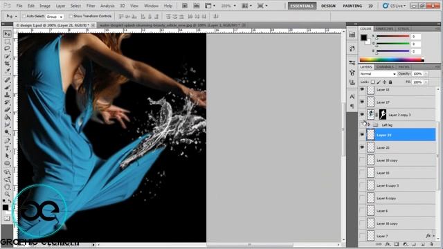 Photo Manipulation: Water Splash - Speed Art - Photoshop CS5.1 смотреть онлайн