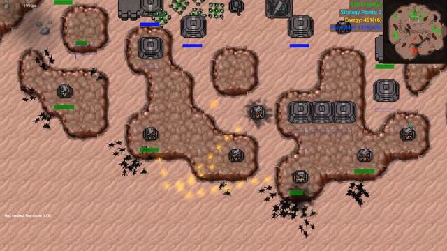 Heavy battle of Starship troopers against Arachnids | Mod Miniature Wars: Klendathu Rusted Warfare смотреть онлайн