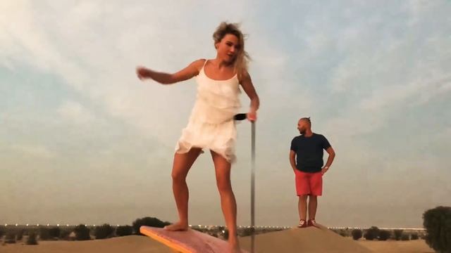 Sandboarding Dubai! Сендбординг В Дубае! Катание в пустыне! Катание с дюны! Дубай 2018