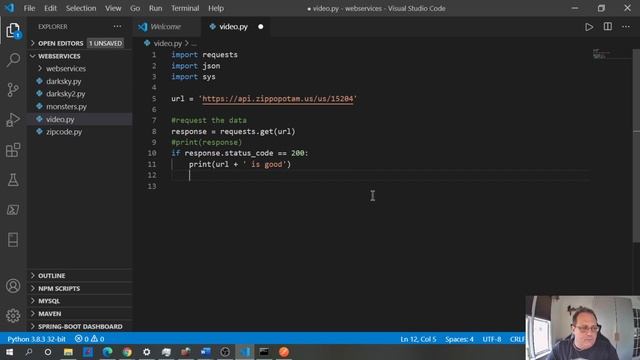 Consume Web Service using Python смотреть онлайн