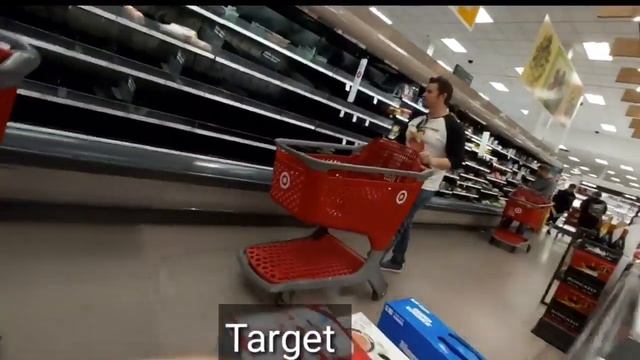Empty Shelves - Panic Buying | Marathon shopping at Costco, Wallmart, Target & more смотреть онлайн