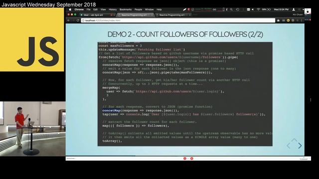 Javascript Wednesday September 2018 смотреть онлайн