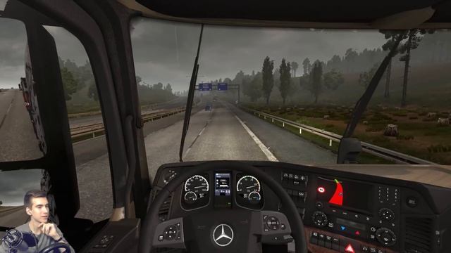 С АВТОКРАНОМ ЧЕРЕЗ ВСЮ ЕВРОПУ - Euro Truck Simulator 2 - DLC Heavy Cargo Pack [#135] смотреть онлайн