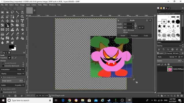 IT GIMP 11 How to Scale An Image In Proportion Manually смотреть онлайн