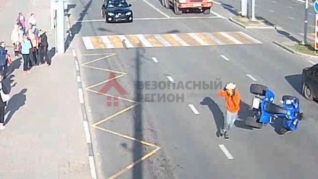 Сказочное везение: в Ярославле водитель квадроцикла чудом избежал гибели