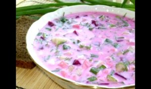 Очень вкусная ПОСТНАЯ ОКРОШКА со свеклой