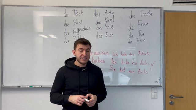 Akkusativ в немецком и артикли&Винительный падеж в немецком языке&haben