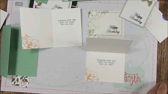 Double Flip or Interlock Fold Magnolia Blooms Birthday смотреть онлайн