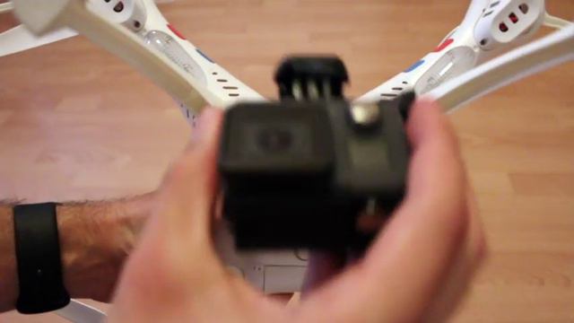 Mount a GoPro on your Syma X8C - HOW TO смотреть онлайн