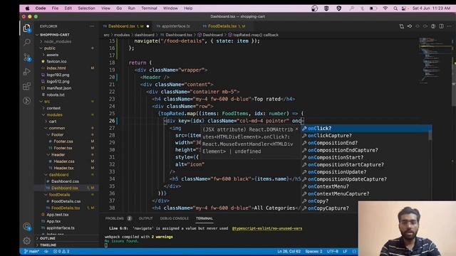 Shopping Cart Tutorial | Coding Food Details Component | React | Generics смотреть онлайн