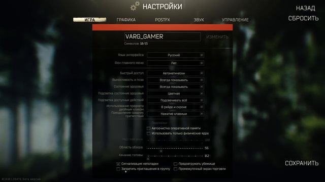VARG GAMER мои личные настройки игры смотреть онлайн
