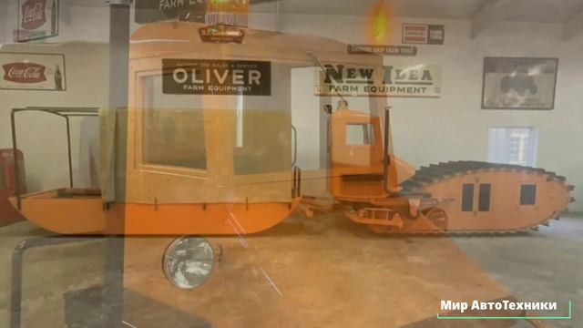 Monarch Sno-Motor.Необычный странного вида снегоход. смотреть онлайн