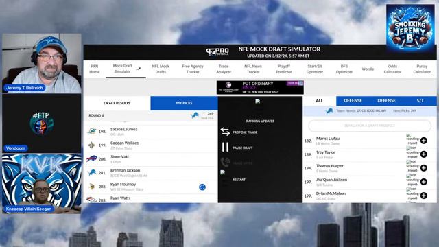 Mock Draft Monday смотреть онлайн