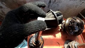 Блокировка дифференциала на минитрактор...первая поломка (эксперимент №4)