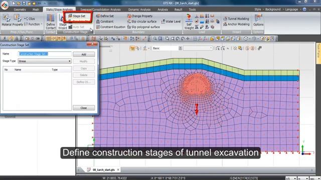 [GTS NX] Complete Tutorial: 2D tunnel construction stage analysis смотреть онлайн