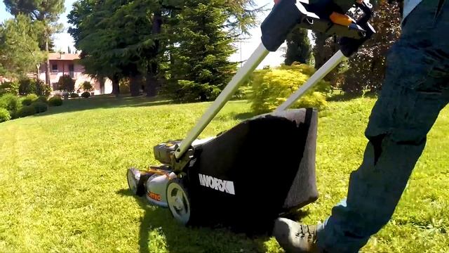 WORX WG761E 80V Self Propelled 51cm Cordless Lawn Mower - WORX UK смотреть онлайн