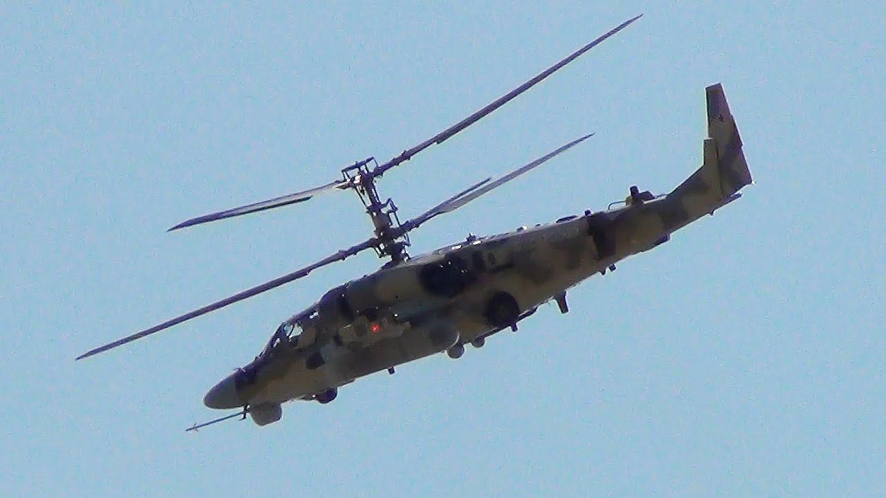 Вертолёт Ка-52 «Аллигатор» (Hokum B). МАКС-2021.