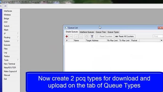 Bandwidth Management on Mikrotik Winbox with PCQ смотреть онлайн