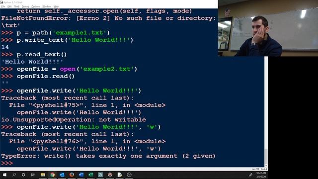 Ch 9 File Paths and Reading and Writing PT 2 смотреть онлайн