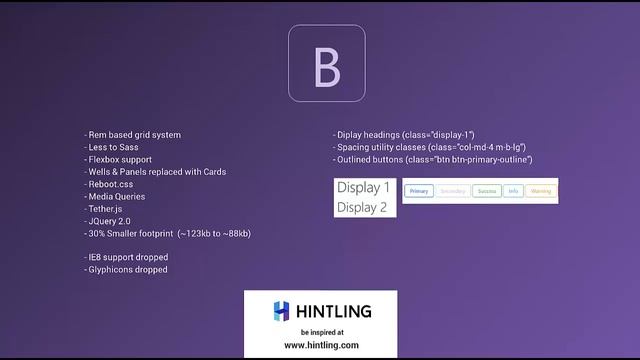 Getting Started with Bootstrap 4 - What's New? (Tutorial - #1) смотреть онлайн