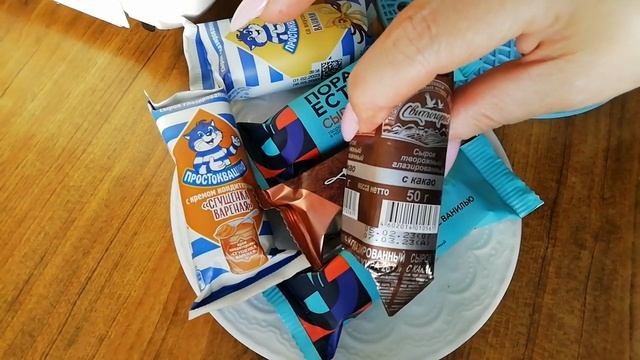 АСМР ИТИНГ ? СЫРКИ ШОКОЛАДНЫЕ ? смотреть онлайн