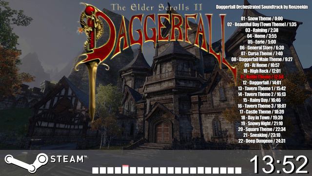 The Elder Scrolls 2: Daggerfall | Orchestrated Soundtrack by Renzeekin | 1996 | MS-DOS смотреть онлайн