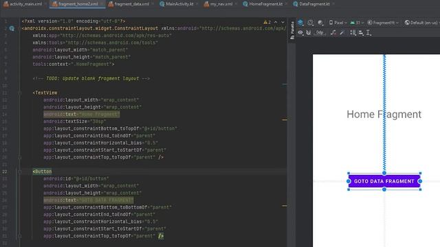 How to Navigate Fragments using Navigation Graph | Jetpack | Kotlin смотреть онлайн