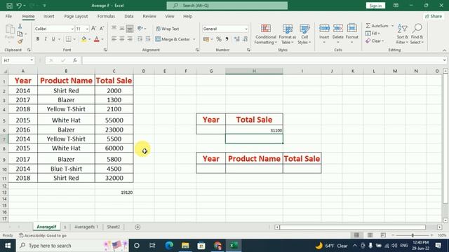 Averageif in Excel Formula | Averageif in Latest Excel 2021 with multiple criteria смотреть онлайн