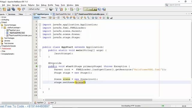 JavaFX | FXML and Controllers | Hindi | Lecture 2 смотреть онлайн
