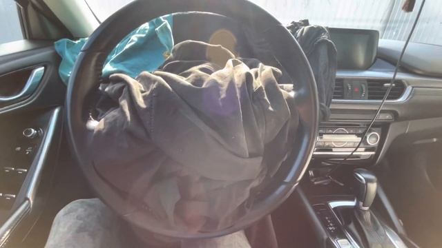 Покраска руля своим руками за 15 минут и 500р. Новый руль за 500р! Будни Мазда 6.