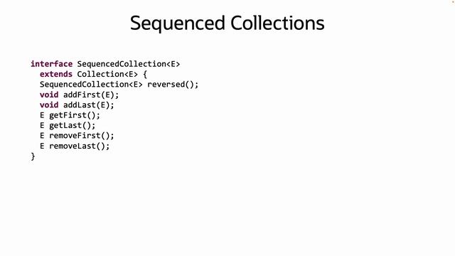 Sequenced Collections in Java 21 смотреть онлайн