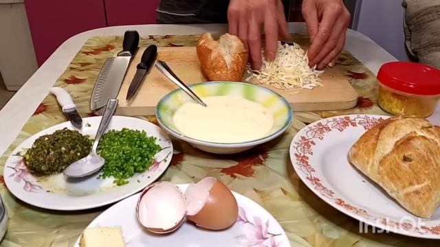 Чесночный корейский хлеб! Хрустящий и нежный вкус! смотреть онлайн