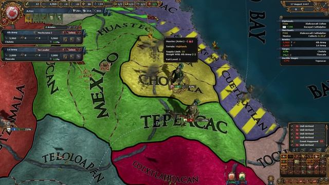 Europa Universalis IV Aztec Aggression 2 смотреть онлайн