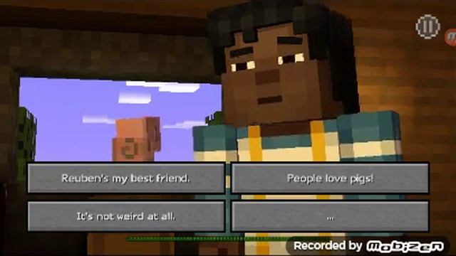 Minecraft pe story mode #1 смотреть онлайн