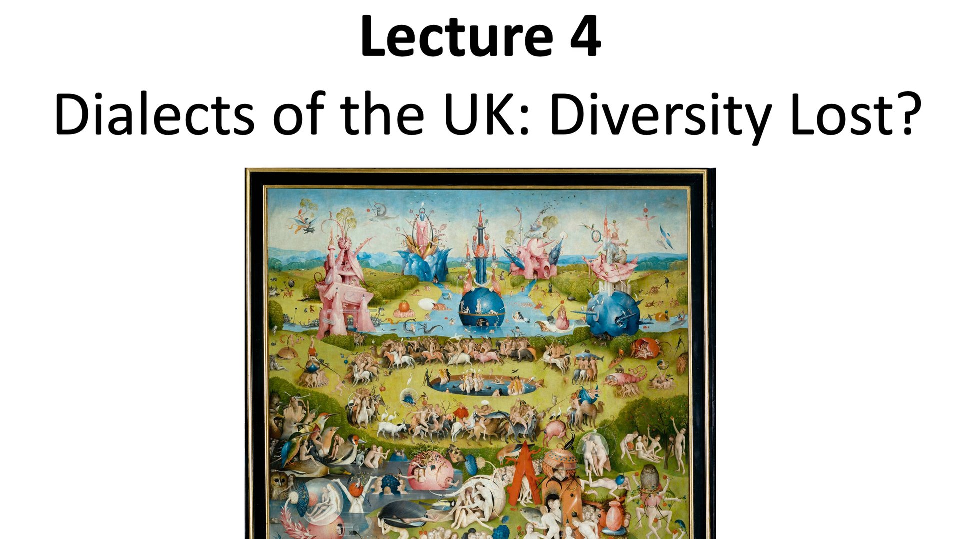 Lecture 4: Are Dialects Dying Out in the UK? смотреть онлайн