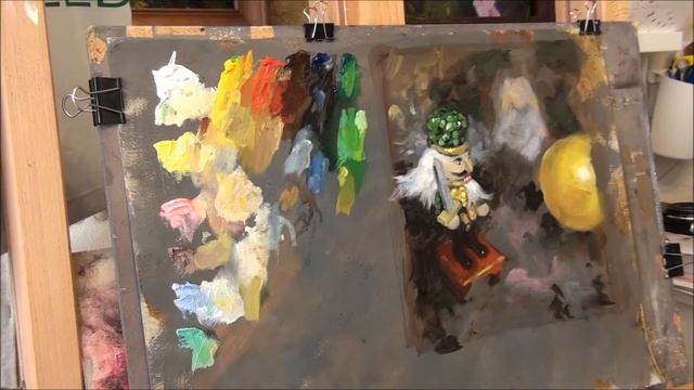 Ёлочные игрушки. От 03 01 2016. Масляная живопись. Музыка K.Engel смотреть онлайн