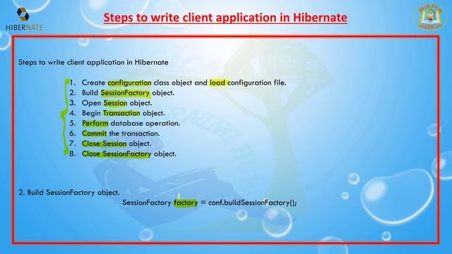 Lesson - 07 : Hibernate - Steps to client application in Hibernate смотреть онлайн