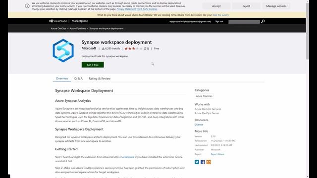 Synapse CI/CD: Deploying Synapse Workspace artifacts using Azure DevOps смотреть онлайн