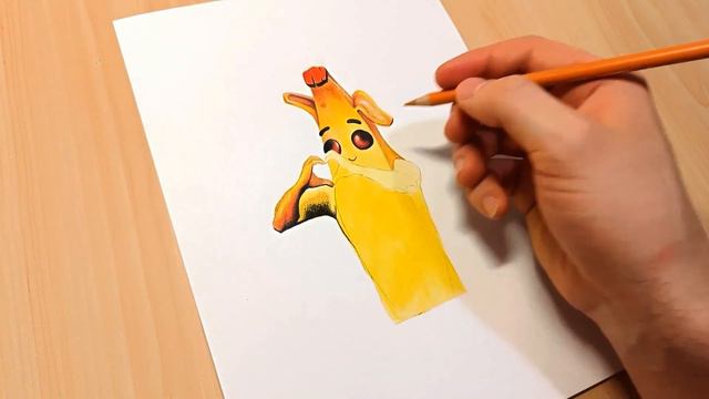 Рисунок Фортнайт : Скин Банан (Peely) | ARTbook