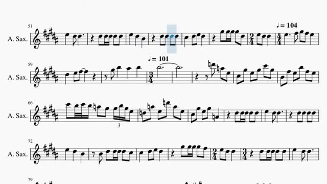 Alto Sax Sheet Music: How to play One by Metallica смотреть онлайн
