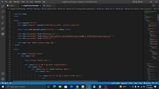 Design a responsive single product view page using HTML, CSS, JavaScript and Boot | eshop 22 смотреть онлайн