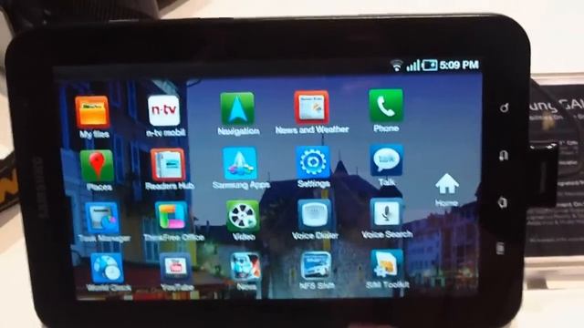Планшет Samsung Galaxy Tab на IFA 2010 смотреть онлайн