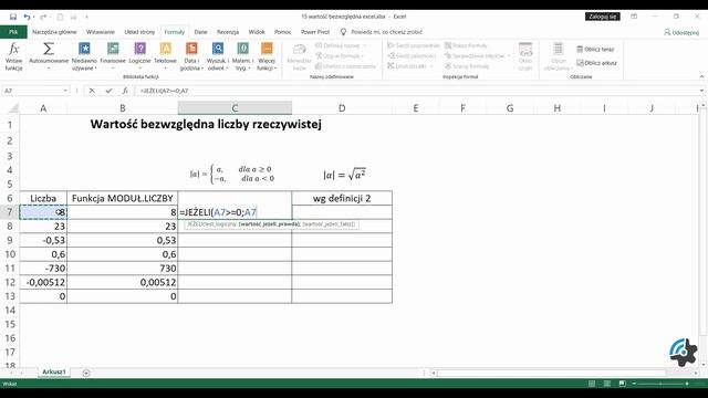 Wartość bezwzględna Excel смотреть онлайн