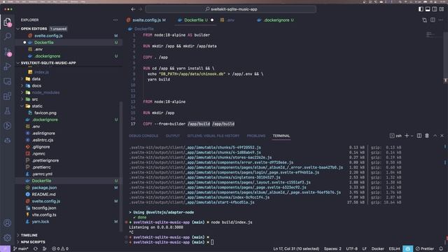 Build and run SvelteKit Apps with Docker смотреть онлайн