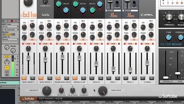 Softube Heartbeat Drum Synth смотреть онлайн