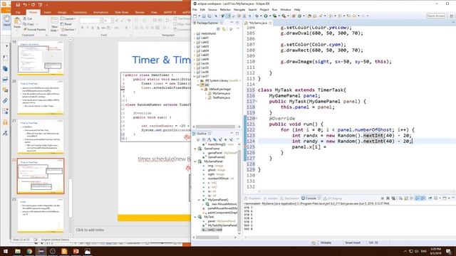 Lecture 7 Java Graphics - 10 Timer และ TimerTask 2 смотреть онлайн